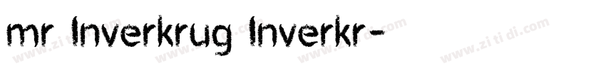 mr Inverkrug Inverkr字体转换